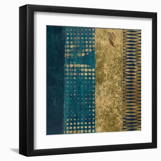 Juxtapose III Metallic-Cheryl Warrick-Framed Art Print