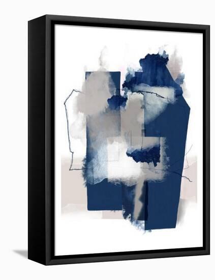 Juxtaposed Blue-Urban Epiphany-Framed Stretched Canvas