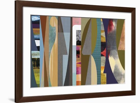 Juxtaposition 3-Osbourn-Framed Giclee Print