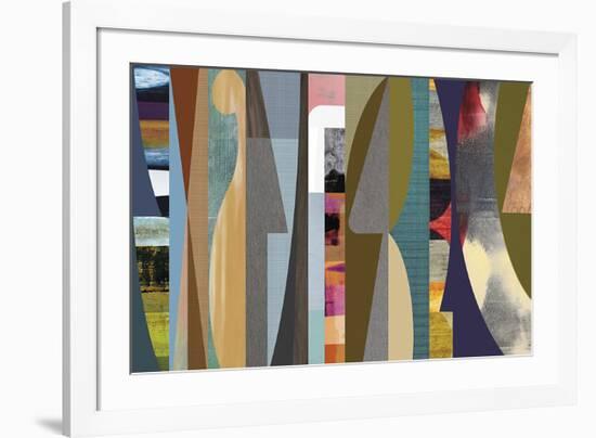 Juxtaposition 3-Osbourn-Framed Giclee Print