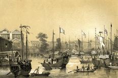 Ningbo, One of the Five Ports Opened by the Late Treaty to British Commerce, China, 1847-JW Giles-Framed Giclee Print