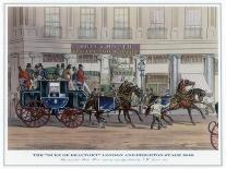 The 'Duke of Beaufort' London and Brighton Stage, 1840-JW Land-Laminated Giclee Print