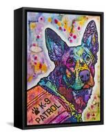 K-9 Patrol Large-003-Dean Russo-Framed Stretched Canvas