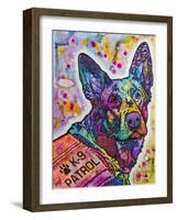 K-9 Patrol Large-003-Dean Russo-Framed Giclee Print