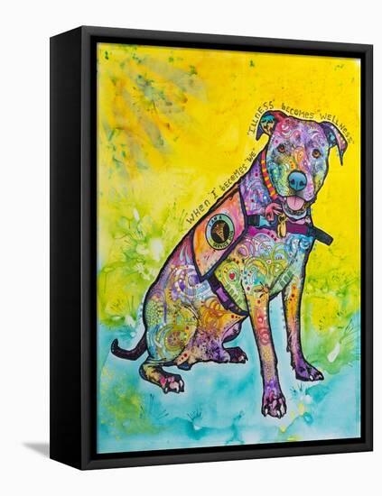 K-9 Patrol Large-005-Dean Russo-Framed Stretched Canvas