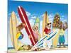 K-9 Surf Club-Scott Westmoreland-Mounted Art Print