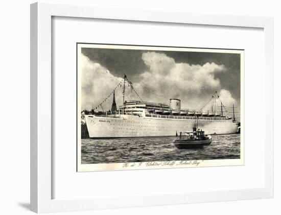 K.D.F. Elektro Schiff Robert Ley, Dampfschiff-null-Framed Giclee Print