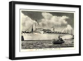 K.D.F. Elektro Schiff Robert Ley, Dampfschiff-null-Framed Giclee Print