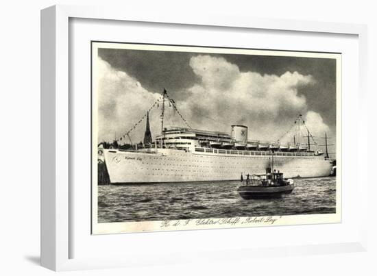 K.D.F. Elektro Schiff Robert Ley, Dampfschiff-null-Framed Giclee Print