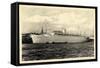 K.D.F. Schiff Robert Ley, Riesendampfschiff-null-Framed Stretched Canvas