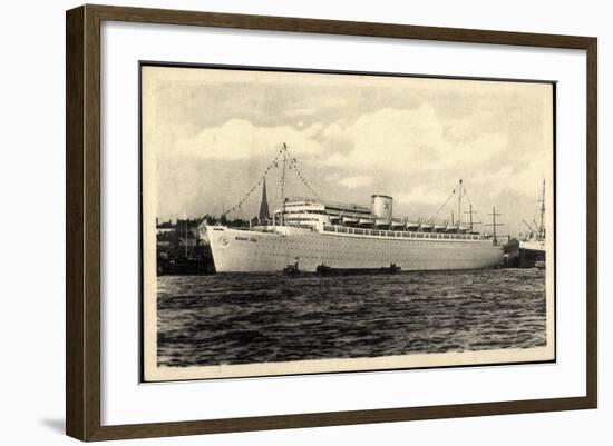 K.D.F. Schiff Robert Ley, Riesendampfschiff-null-Framed Giclee Print