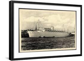 K.D.F. Schiff Robert Ley, Riesendampfschiff-null-Framed Giclee Print