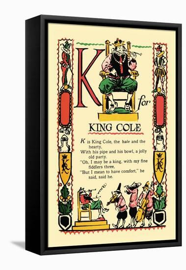 K for King Cole-Tony Sarge-Framed Stretched Canvas