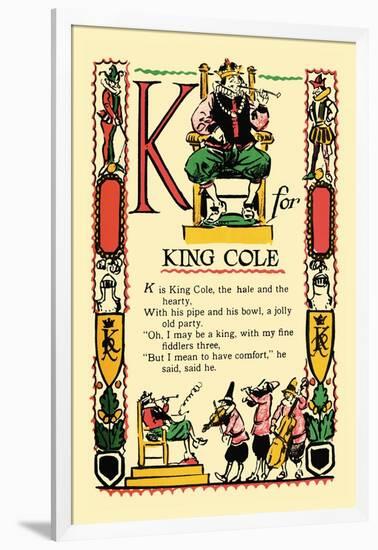 K for King Cole-Tony Sarge-Framed Art Print