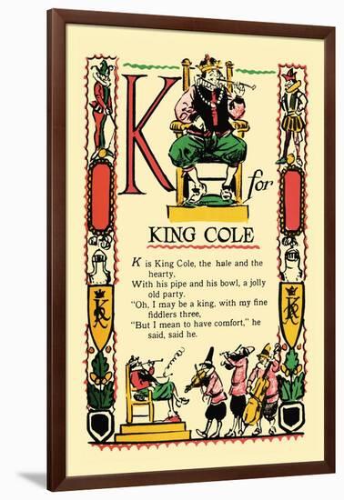 K for King Cole-Tony Sarge-Framed Art Print