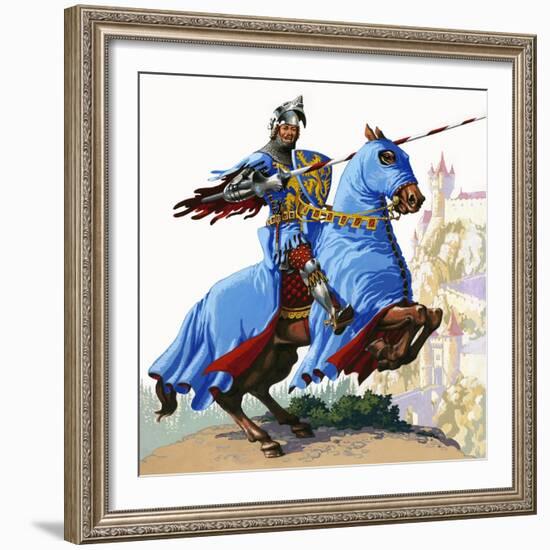 K' for Knight-Pat Nicolle-Framed Giclee Print