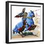 K' for Knight-Pat Nicolle-Framed Giclee Print