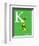 K is for Kangaroo (green)-Theodor (Dr. Seuss) Geisel-Framed Art Print
