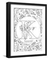 K is for Kangaroo Paws-Heather Rosas-Framed Art Print