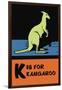 K is for Kangaroo-Charles Buckles Falls-Framed Art Print