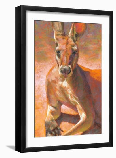 K is for Kangaroo-Rita Kirkman-Framed Art Print