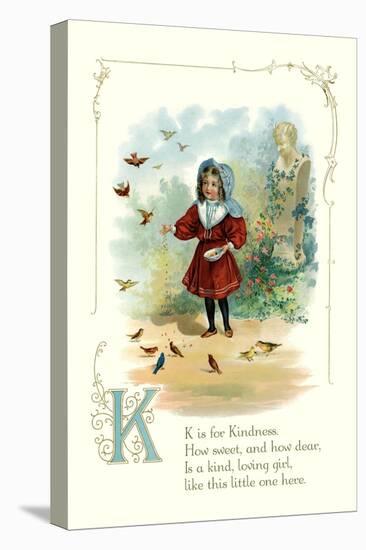 K is for Kindness-null-Stretched Canvas