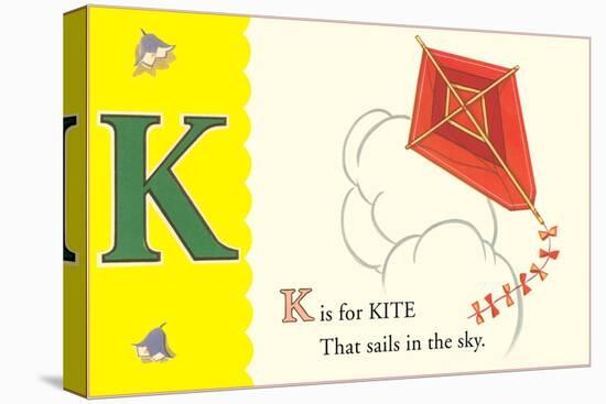 K is for Kite-null-Stretched Canvas