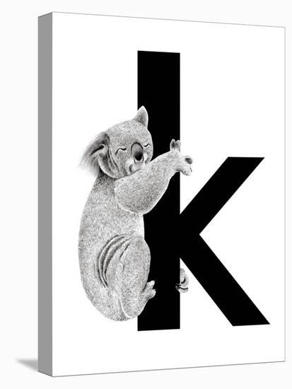 K is for Koala-Stacy Hsu-Stretched Canvas