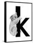 K is for Koala-Stacy Hsu-Framed Stretched Canvas