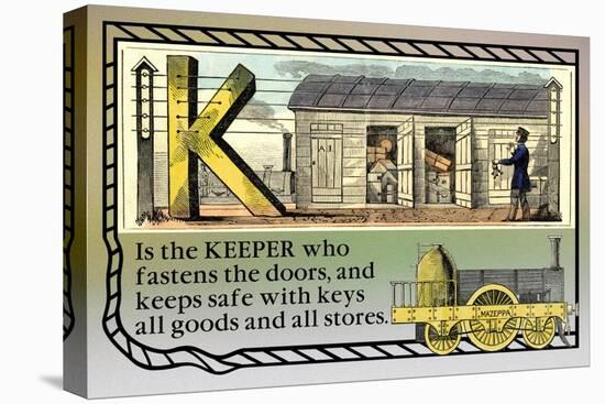 K is the Keeper-null-Stretched Canvas