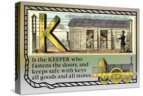K is the Keeper-null-Stretched Canvas