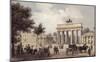 K. Loillot de Mars (Berlin, Brandenburg Gate from the east) Art Poster Print-null-Mounted Poster