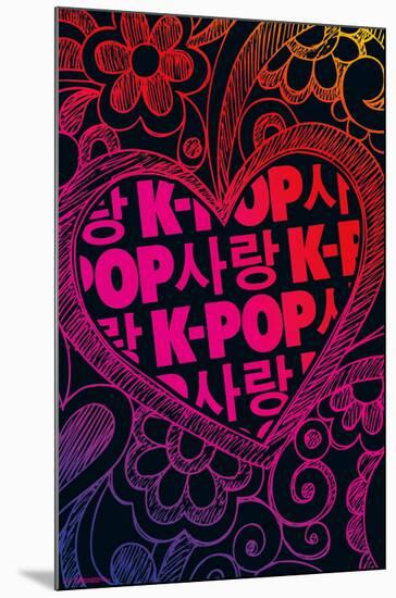 K-Pop-null-Mounted Standard Poster