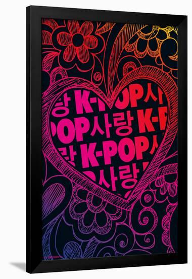 K-Pop-null-Framed Standard Poster