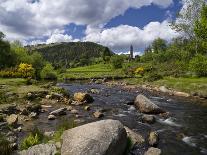 Ireland, Glendalough Monastery, View from Glendasan River, Wicklow Mountains-K. Schlierbach-Photographic Print