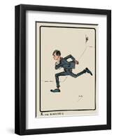 'K the Knavish', 1903-John Hassall-Framed Giclee Print