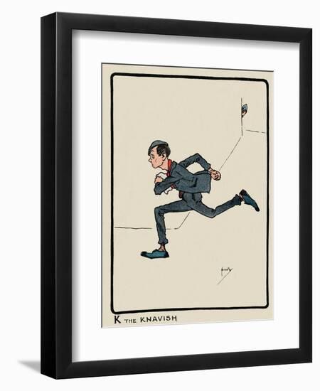 'K the Knavish', 1903-John Hassall-Framed Giclee Print