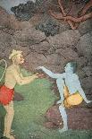 The death of Maricha, 1913-K Venkatappa-Giclee Print