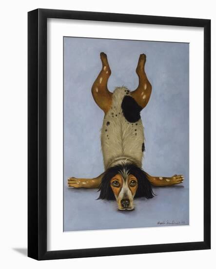 K9 Contornionist-Leah Saulnier-Framed Giclee Print