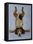 K9 Contornionist-Leah Saulnier-Framed Stretched Canvas