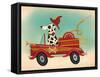 K9 Fire Department-Ryan Fowler-Framed Stretched Canvas
