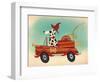 K9 Fire Department-Ryan Fowler-Framed Art Print