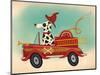 K9 Fire Department-Ryan Fowler-Mounted Art Print