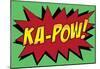 Ka-Pow! Comic Pop-Art Art Print Poster-null-Mounted Poster
