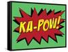 Ka-Pow! Comic Pop-Art Art Print Poster-null-Framed Stretched Canvas