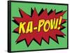 Ka-Pow! Comic Pop-Art Art Print Poster-null-Framed Poster
