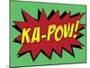 Ka-Pow! Comic Pop-Art Art Print Poster-null-Mounted Poster