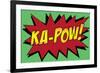 Ka-Pow! Comic Pop-Art-null-Framed Art Print