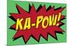 Ka-Pow! Comic Pop-Art-null-Mounted Art Print