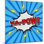 Ka-Pow! Comic Speech Bubble, Cartoon-jirawatp-Mounted Art Print